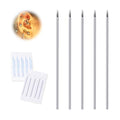 20G Body Piercing Needles - Sterile Disposable Stainless Steel 10pcs - Ear, Nose, Navel, Lip
