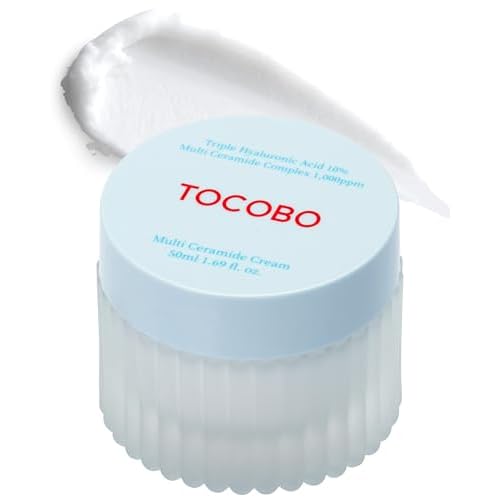 TOCOBO] Multi Ceramide Cream 1.7 Fl oz / 50ml | Moisture cream, Ceramide moisturizer, Korean Skin Care, Natural Ingredients, Sensitive Skin | Cruelty Free, Korean Vegan Cream, mother's day gift