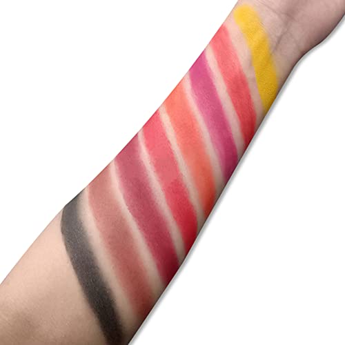 VERONNI 24 Colors Neon Glitter Eyeshadow Palette UV Luminous