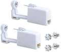 Self Ear Piercing Gun Kit 2 Pack Disposable Ear Piercing Tool No Pain Easy Use with Studs