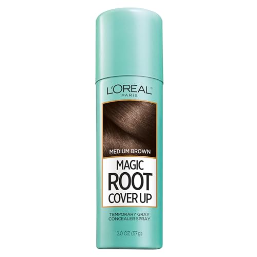 L'Oreal Paris Magic Root Cover Up Spray Medium Brown 2 oz - Instant Gray Root Concealer