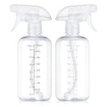 Gungtien Clear 17oz Spray Bottles 360° Upside Down Nozzle for Cleaning & Gardening