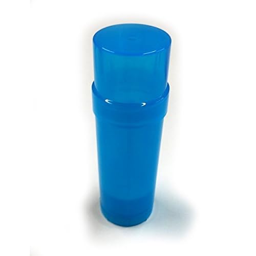 6 ct. Deodorant Twist-up Empty Containers (Blue) - for lotion bar, heel balm etc. (2 oz.)