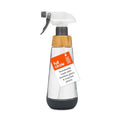 Gray 16oz Refillable Glass Spray Bottle with Bamboo & Silicone - Multi-Use