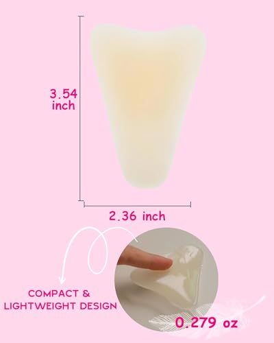 Seamless Camel Toe Concealer Pads - Reusable 8-Pack for Women