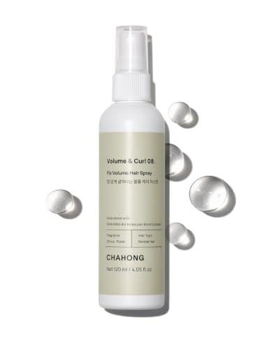 CHAHONG Fix Volume Hair Spray for Fine Hair, Root Lift & Curl Hold, 4.05 oz