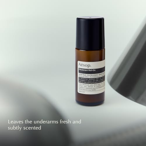 Aesop Vetiver Deodorant Roll-On - Alcohol-Free Essential Oil, 1.7oz