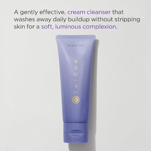 TATCHA The Rice Wash, Jumbo | Soft Cream Facial Cleanser - Wash Away Buildup Without Stripping Skin For A Soft, Luminous Complexion | 240 ml / 8.1 fl. oz.