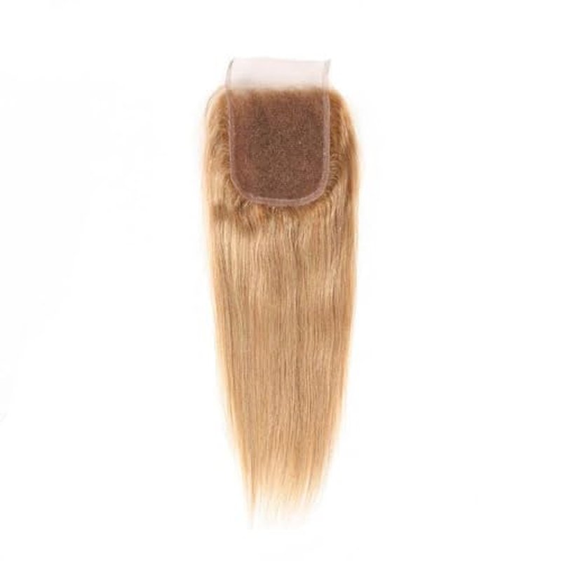 #27 Blonde 4x4 Lace Closure 26" HD Transparent Swiss Lace