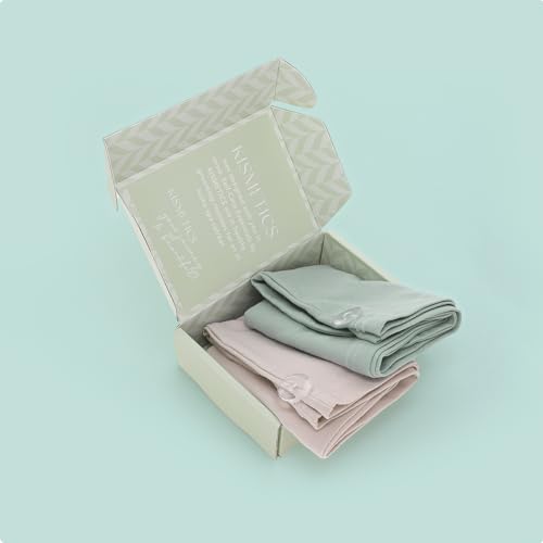Hair Plopping Towel 2-Pack - Cotton Blend Turban Wraps