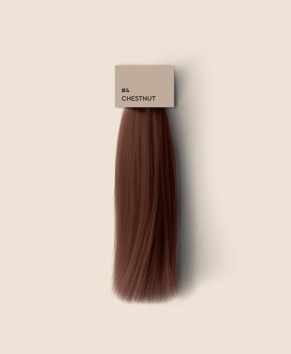 Bronsun Hybrid Cream Dye #4 Chestnut - Ammonia-Free, 0.51oz