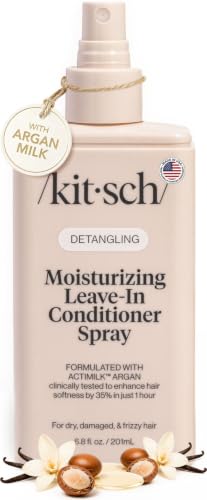 Kitsch Argan Milk Leave-In Conditioner & Detangler Spray - 6.3 oz