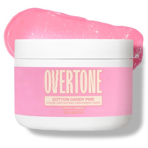 Overtone Semi-Permanent Hair Color Conditioner Cotton Candy Pink 8oz