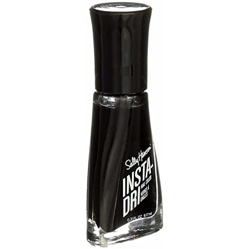 Coty US 7437935 Sally Hansen Insta-Dri Nail Polish44; 496 & 360 Black to Black - Pack of 2