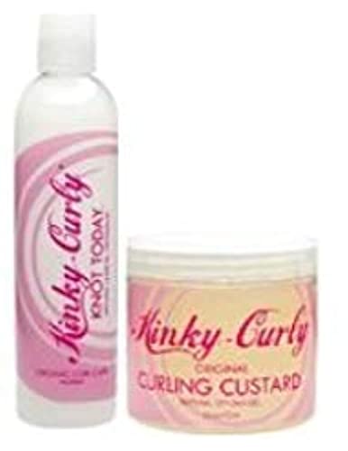 Kinky Curly Knot Today Leave-In Conditioner & Curl Custard Gel Duo