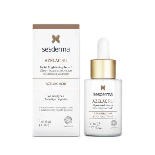 Sesderma AZELAC RU Liposomal Facial Serum 1.0 fl. Oz for Sun Spots, Age Spots and Hyperpigmentation