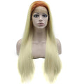 MX Angel Ombre Blonde Lace Front Synthetic Wig Long Curly Hair