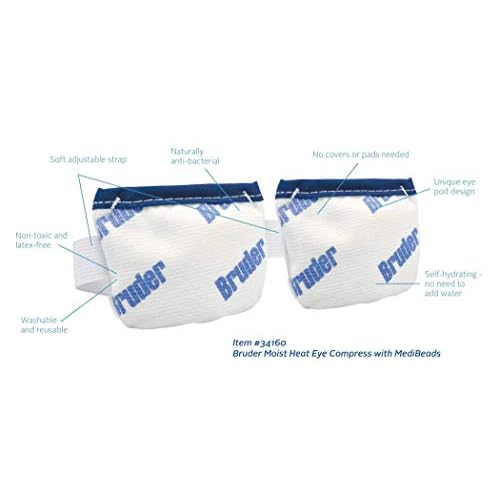 Bruder Dry Eye Care Bundle (Moist Heat Eye Compress/Hygienic Eyelid Sheets)