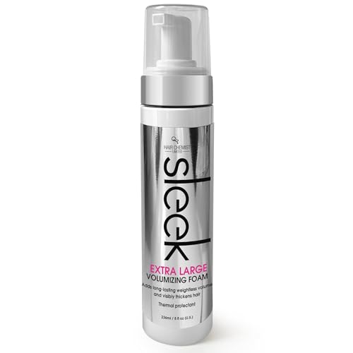 Hair Chemist SLEEK Volumizing Foam 8 oz - Volume & Heat Protection