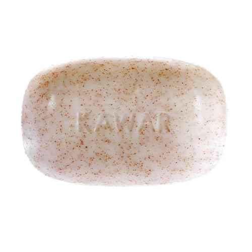 KAWAR Dead Sea Exfoliating Soap with Dead Sea Sand - Salicylic Acid, Magnesium Chloride, Shea Butter, Olive Oil & Tea Tree - Vegan Soap Bar for Men & Women, 4.2 oz