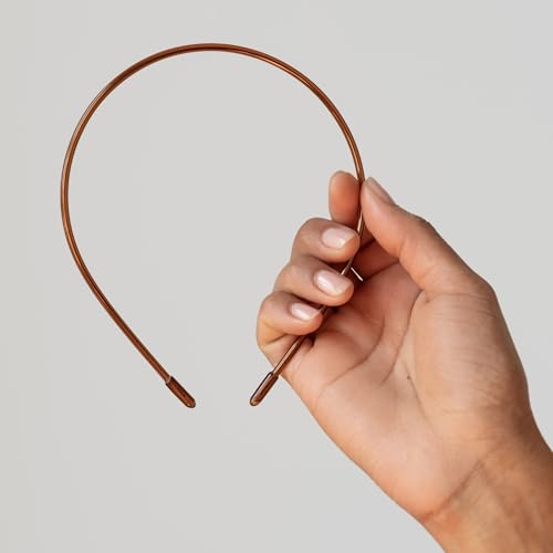 L. Erickson Twiggy Thin Headband, Tortoise, Hair Accessories for Women, Lightweight Hair Accessory, Comfortable All Day Hold, Everyday Fit, Chic French-Inspired Design, Girl Stocking Stuffers & Gifts
