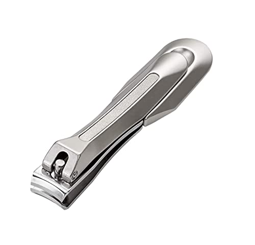 Stainless Steel Nail Clipper with File - Ergonomic Manicure Tool