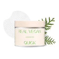 REAL VEGAN QUICK CLEANSING PAD ? Gentle Makeup Remover, Deep Pore Cleansing, Soothing & Moisturizing Formula, Hypoallergenic, Ideal for Sensitive Skin ? 50counts