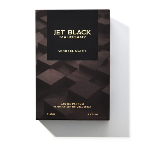 Michael Malul Jet Black Mahogany Eau de Parfum for Men 100ml / 3.4oz - Unisex Scent