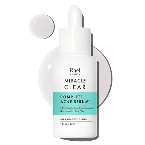 Rael Serum for Face ? Miracle Clear Serum with Salicylic Acid, Niacinamide, Zinc, Pore Minimizer, Korean Skin Care (1 fl oz)