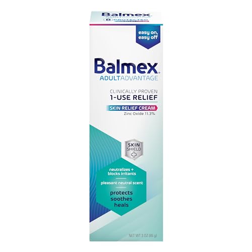 Balmex Adultadvantage Bprotected Skin Relief Cream, with Skinshield Technology, 3 Ounce
