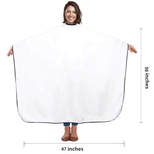 YELEGI Professional Hair Cutting Cape 2-Pack with Adjustable Snap Closure for Salon & Home