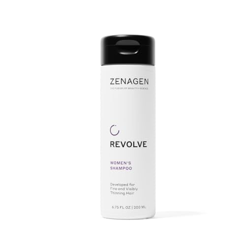 Zenagen Revolve Women's Thickening Shampoo 6 Fl Oz - 5 Minute Hair Treatment for Thinning Hair