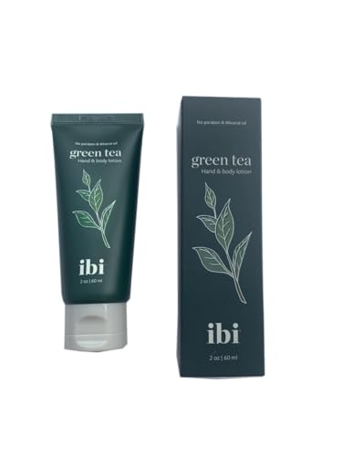 IBI Ultra Hydrating Moisturizing Hand Cream For Dry & Senstive Skin, Green Tea 2.02 Ounce Tube (60ml 1 Pc)