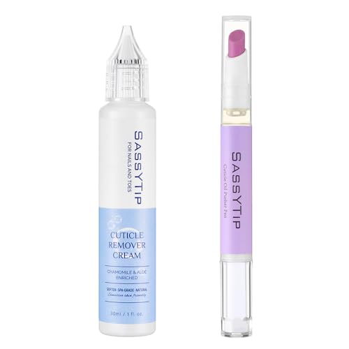 Cuticle Remover Gel Kit - At-Home Manicure Set with Ceramic Pusher Pen
