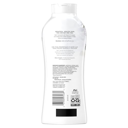 Olay Olay Fresh Outlast Body Wash, White Strawberry & Mint, 22 Fl Oz, 1 Pound