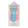 dearcloud Retractable Dermaplane Facial Razor Set - Smooth & Exfoliate Skin (3 pack)