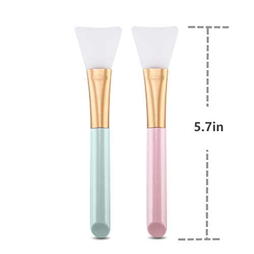 Silicone Face Mask Brush Set - 2 Pack Facial Applicator