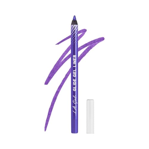 L.A. Girl Glide Gel Liner¢ç Pencil, Paradise Purple GP637 (Pack of 2)