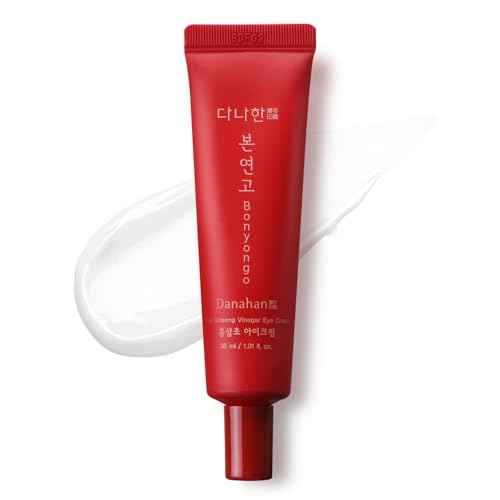Bonyongo Red Ginseng Vinegar Eye Cream ? Anti Aging Eye Treatment Cream for Youthful Radiant Skin - Wrinkle Improvement with Fermented Red Ginseng - Korean Skincare, 1.01oz.