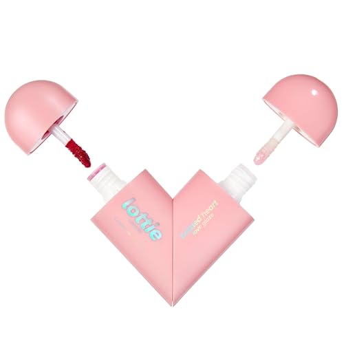 Lottie London Twisted Heart Rose Lip & Cheek Tint Duo