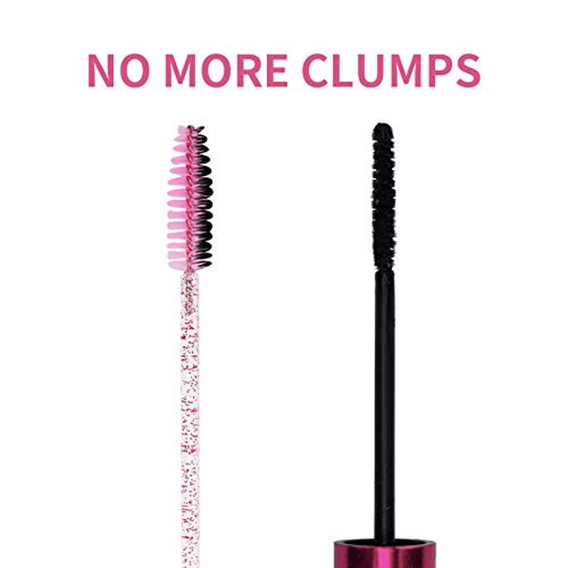 100pc Eyelash Brush Set with Container | Mascara Wands