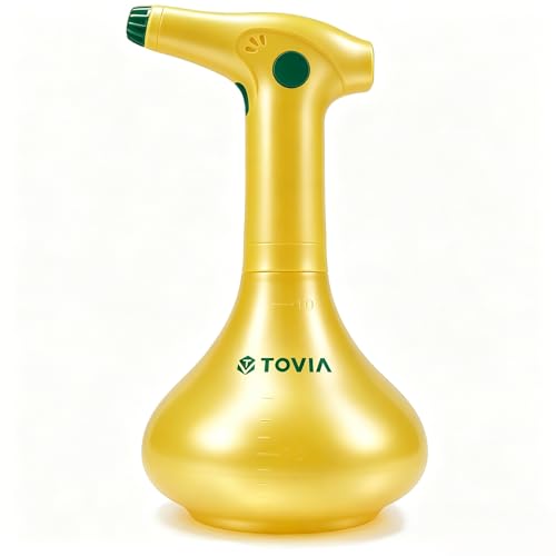 Electric 1L Plant Watering Spray Bottle with 360° Nozzle, Rechargeable Mister