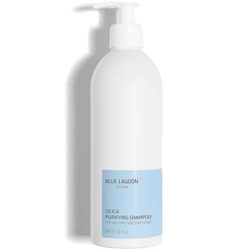Blue Lagoon Skincare Silica Purifying Shampoo ? Anti Dandruff Shampoo & Psoriasis Treatment for Skin ? Mineral Salts, Silica, Soothing, Fragrance-Free, 500ML
