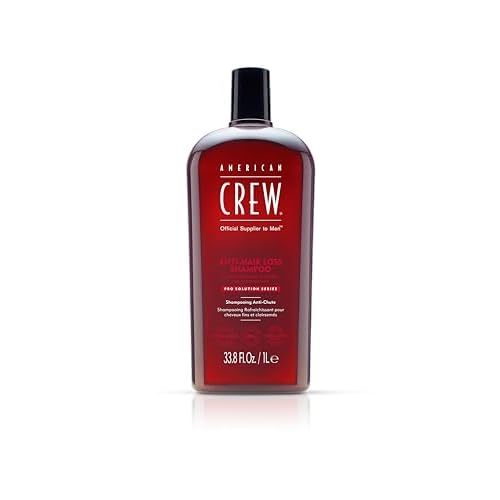 American Crew Men's Shampoo, Fortifying for Thinning Hair, Refreshes Scalp, 33.8 Fl Oz