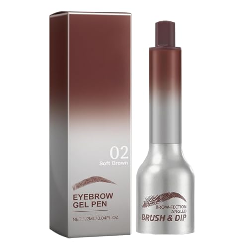 Microblading Eyebrow Pen with Press Pad Applicator – Natural Hair-Like Strokes