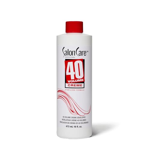 Salon Care 40 Volume Creme Developer 16oz - Strong Lift