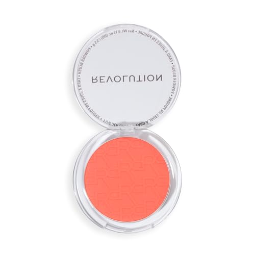 Revolution Blusher Reloaded Talc-Free Powder Blush Poppin' Orange