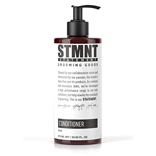 STMNT Grooming Goods Conditioner | Softens Hair | Restores Shine | Moisturizing Formula w/Activated Charcoal & Menthol | All Hair Types