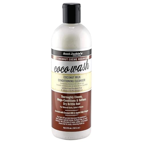 Aunt Jackie's Coconut Coco Wash Coconut Milk Conditioning Cleanser, 12 Oz