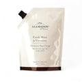 A LA MAISON Hand Soap Refill Pouch ? Fresh Mint & Verveine ? Liquid Hand Wash Refill, Eco-Friendly & Recyclable ? Plant-Based, Biodegradable, Made in France ? 16.9 fl oz ? Amber Collection